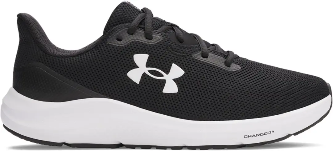 Under Armour UA Charged Pursuit 4 Heren Sportschoenen 41 - Zwart/Wit