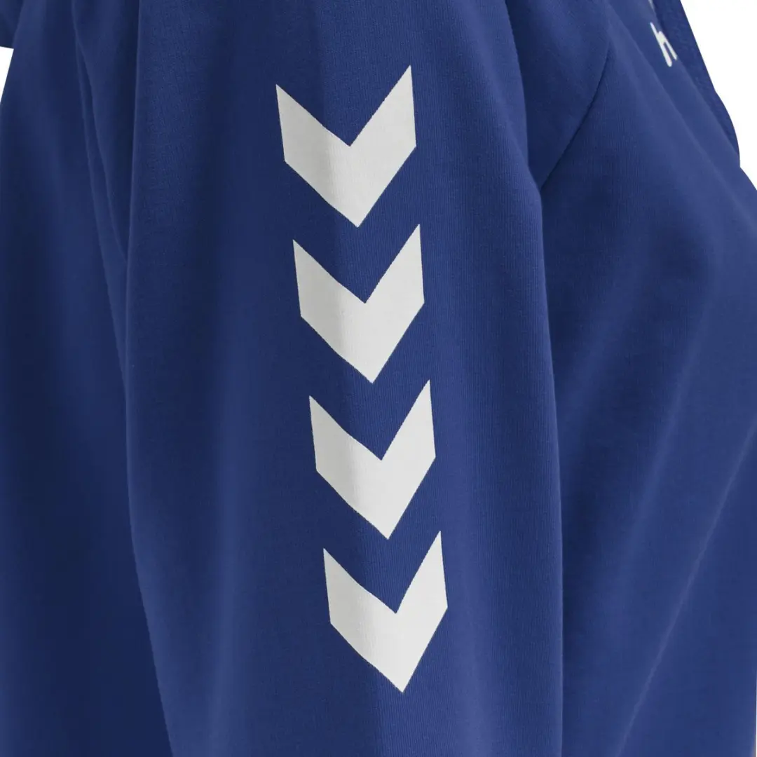 Hummel Go Cotton Hoodie Dames L - Blauw/Wit