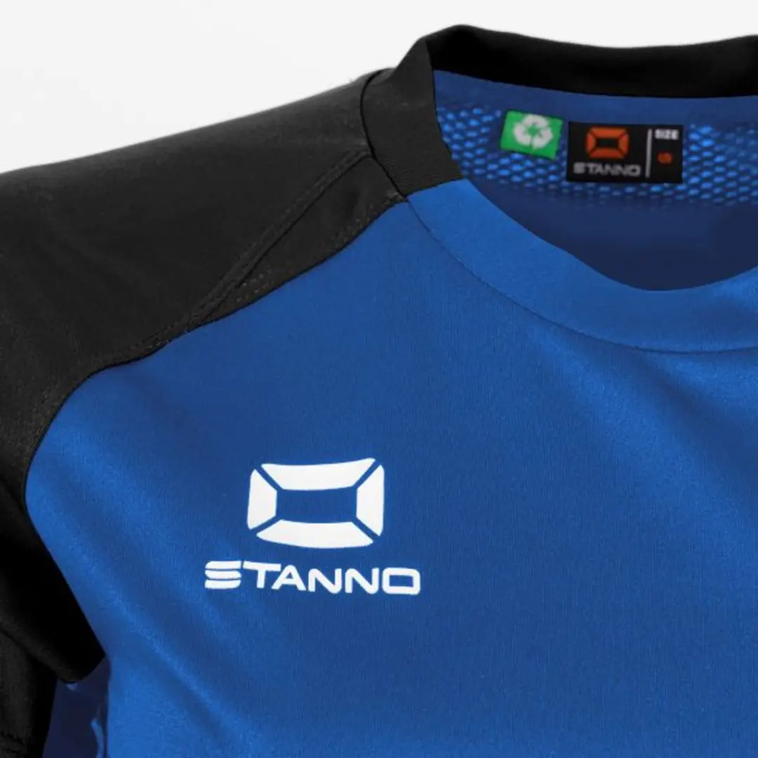 Stanno Stadio T-Shirt Dames - L - Blauw/Zwart