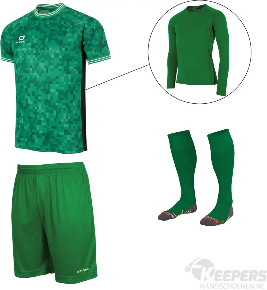 Stanno Pixel Keeperstenue Green Black
