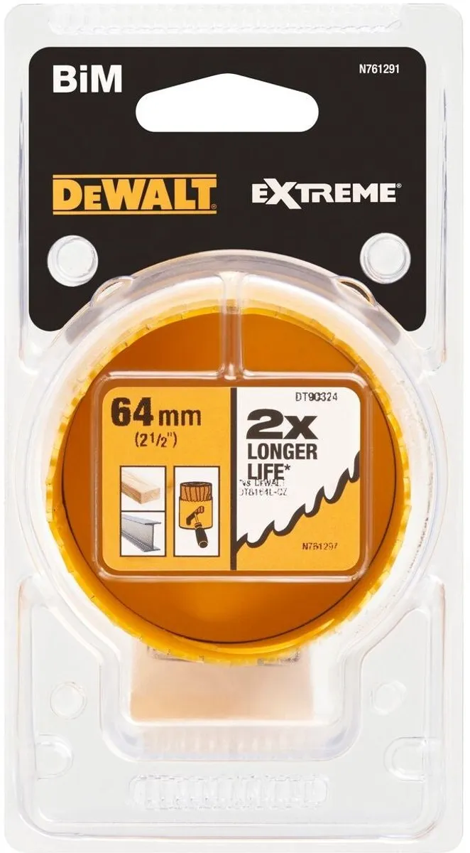 DeWalt DT90324 Gatzaag BiMetaal 64mm