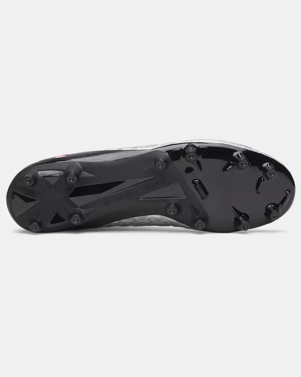 Under Armour Magnetico Select 6 FG Voetbalschoenen - Zilver/Roze - EU 45