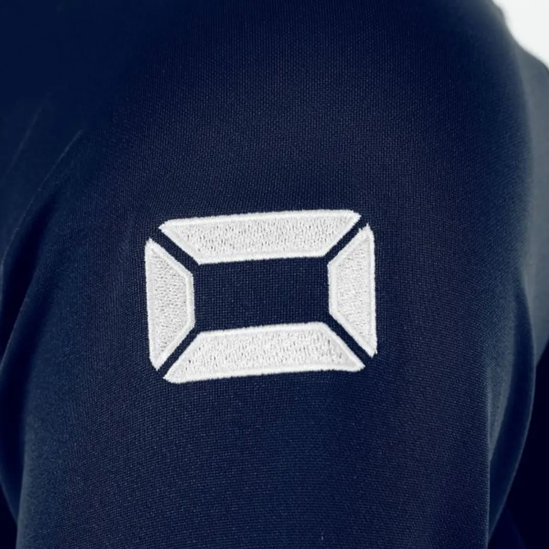 Stanno Stadio Full Zip Top - Maat 128 - Navy/Zwart