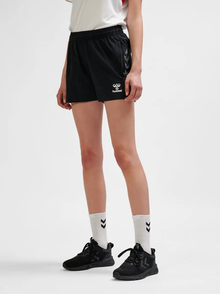 Hummel Authentic Woven Shorts Woman 224785 - S - Zwart