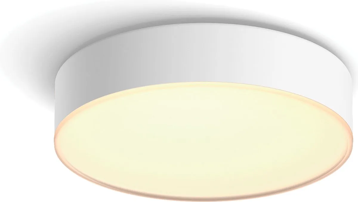 Philips Hue Enrave Plafondlamp 26cm - Wit - Incl. Dimschakelaar