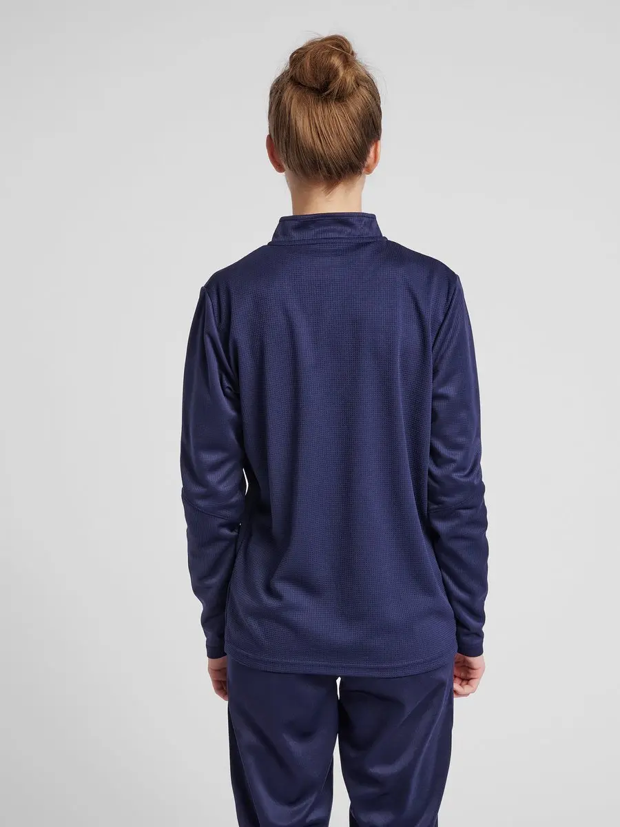 Hummel Hmlauthentic Half Zip Dames Sweater XXL - Blauw - afbeelding 6 van 6