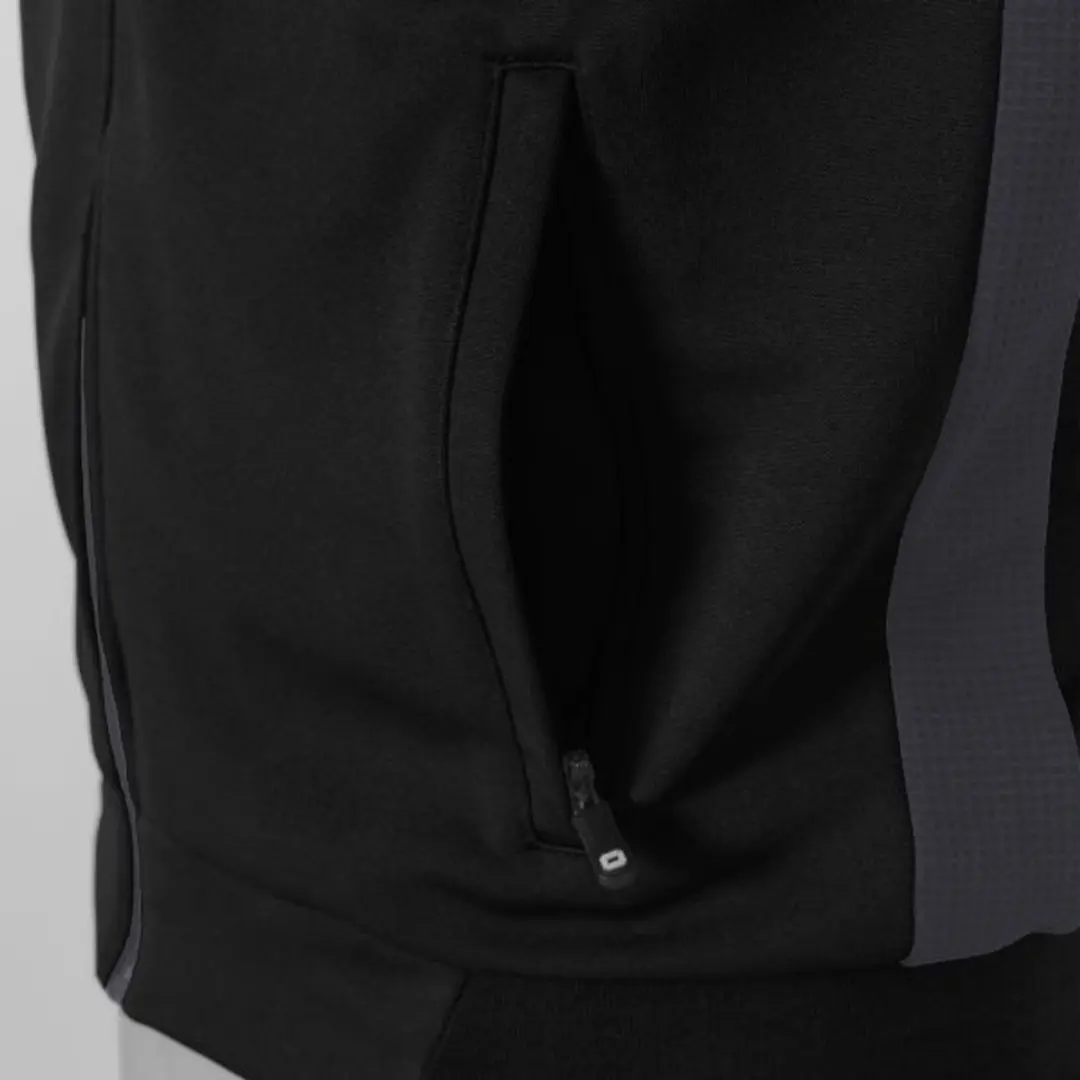 Stanno Pride Full Zip Jack 164 - Zwart/Antraciet