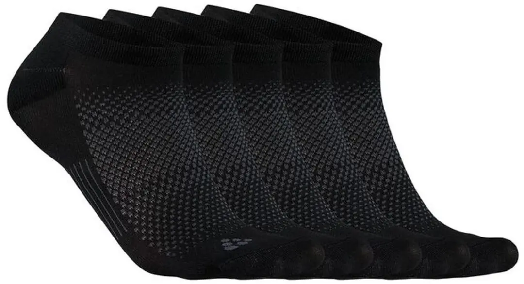 Craft Active Footies Sportsokken 5 Stuks - Zwart
