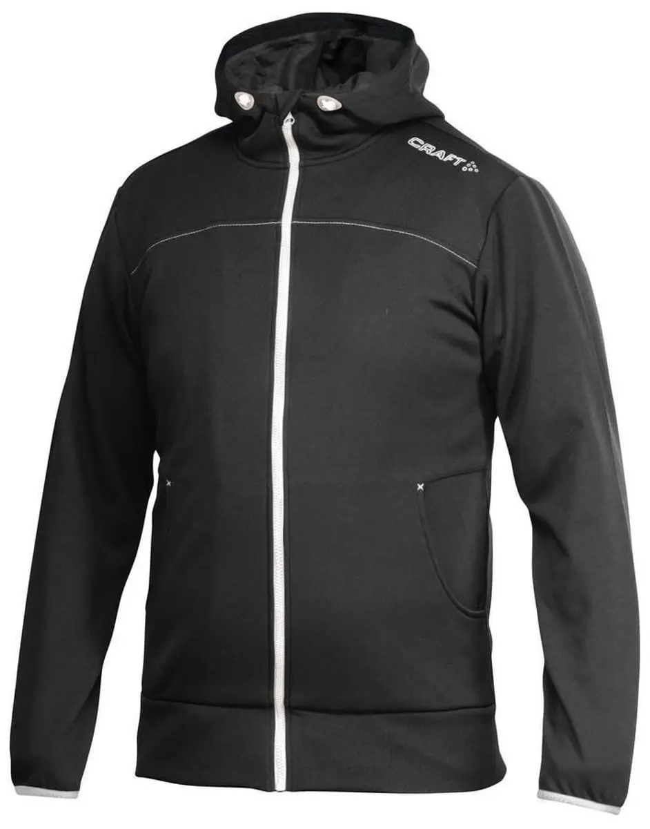 Craft Leisure Full Zip Hood Men - XXL - Zwart