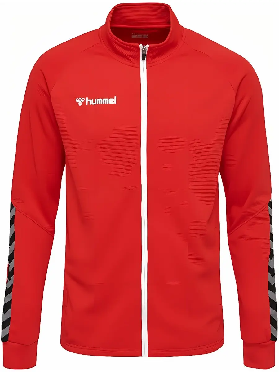 Hummel Hmlauthentic Kids Poly Zip Jacket 205367 - Trainingsjack - 152 - Rood