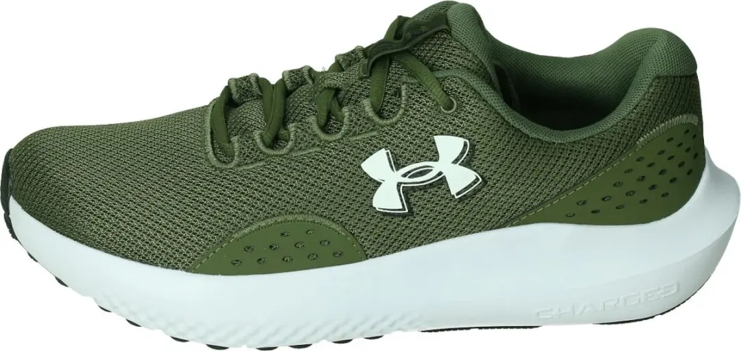 Under Armour UA Charged Surge 4-GRN Heren Sportschoenen - 44 - Marine OD Groen