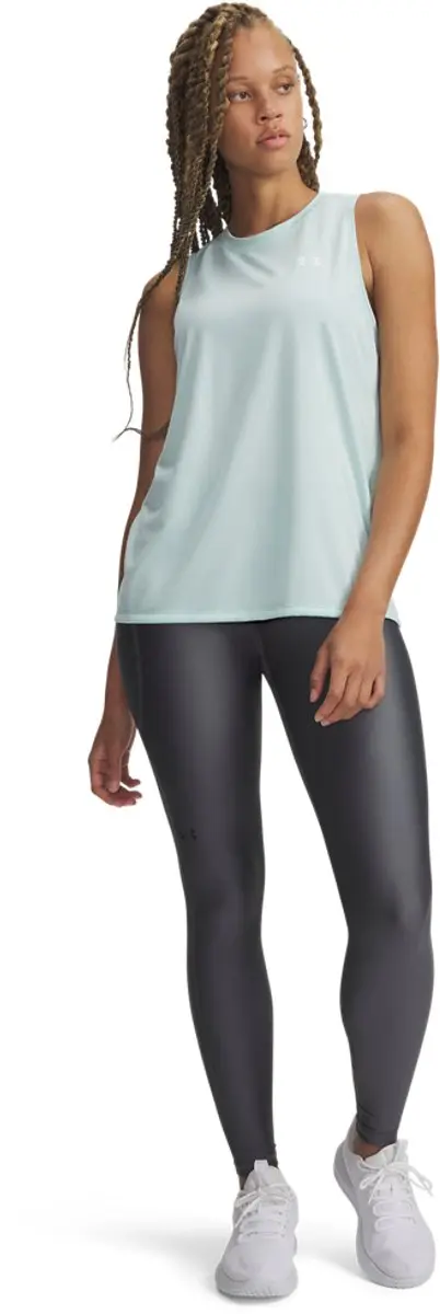 Under Armour Tech HiRise Legging Dames - Castlerock/Zwart