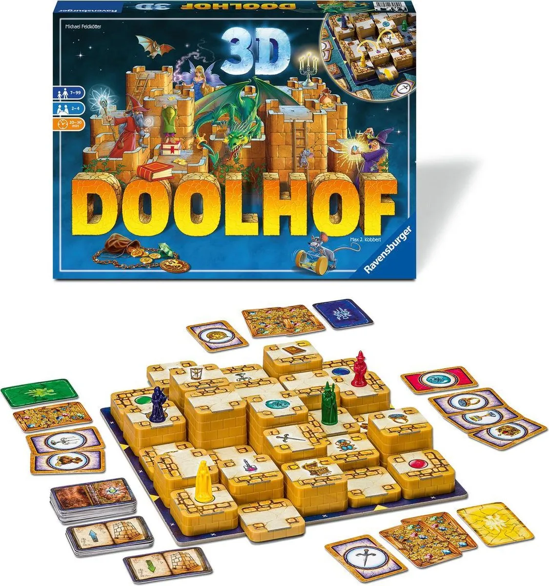 Ravensburger Doolhof 3D 262779 - 2-4 Spelers