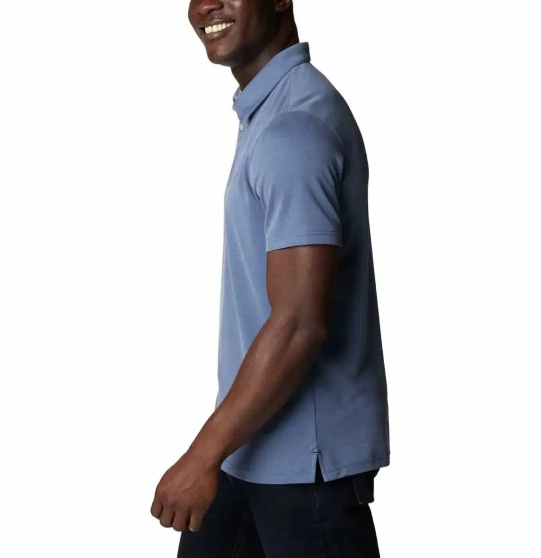 Columbia Nelson Point Polo Heren - Blauw XS