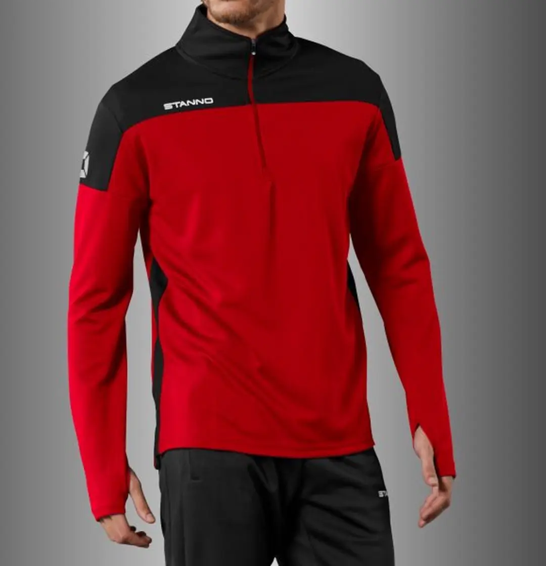 Stanno Pride 1/4 Zip Top - XXL - Rood/Zwart