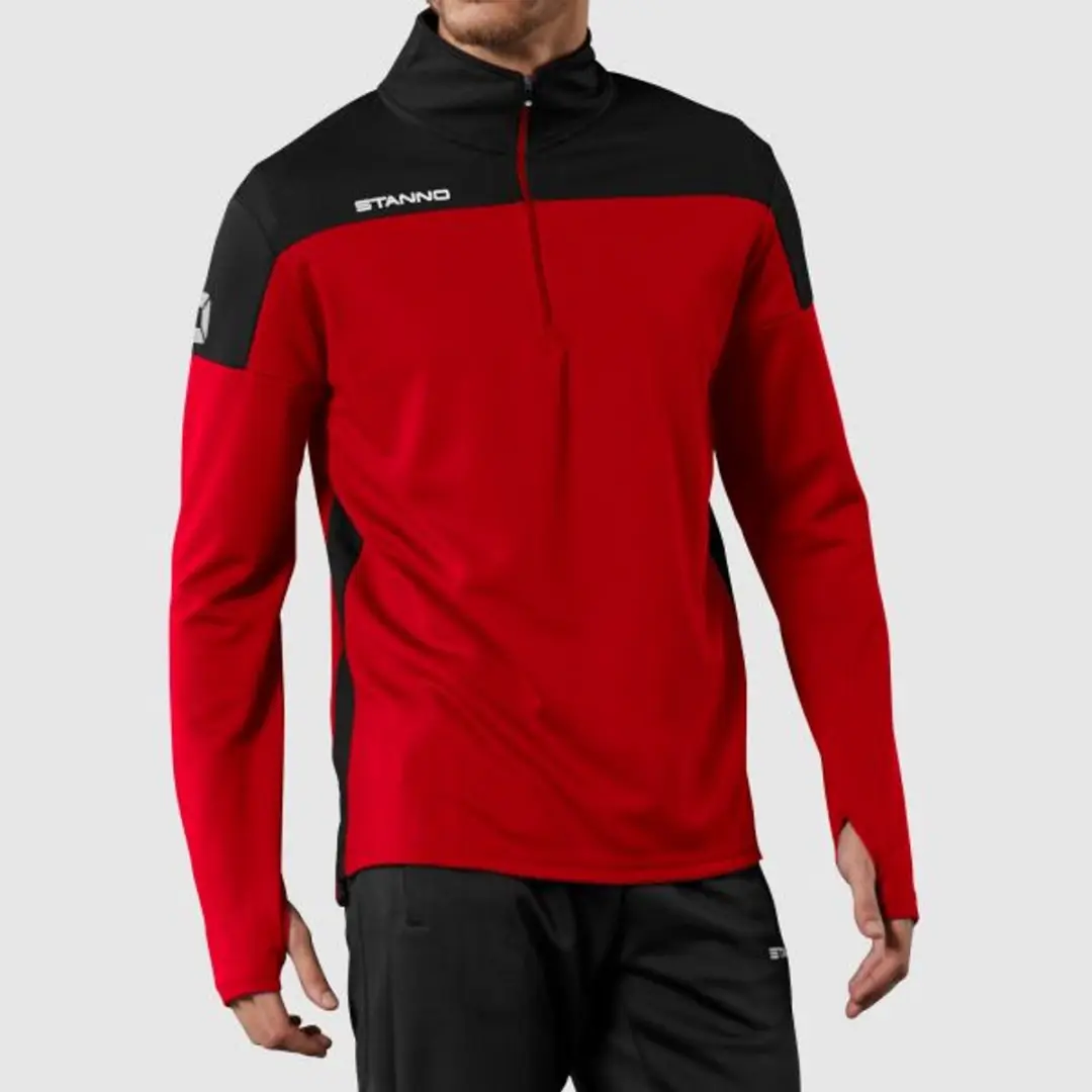 Stanno Pride 1/4 Zip Top - XXL - Rood/Zwart