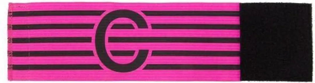 Stanno Aanvoerdersband Junior - Roze/Zwart