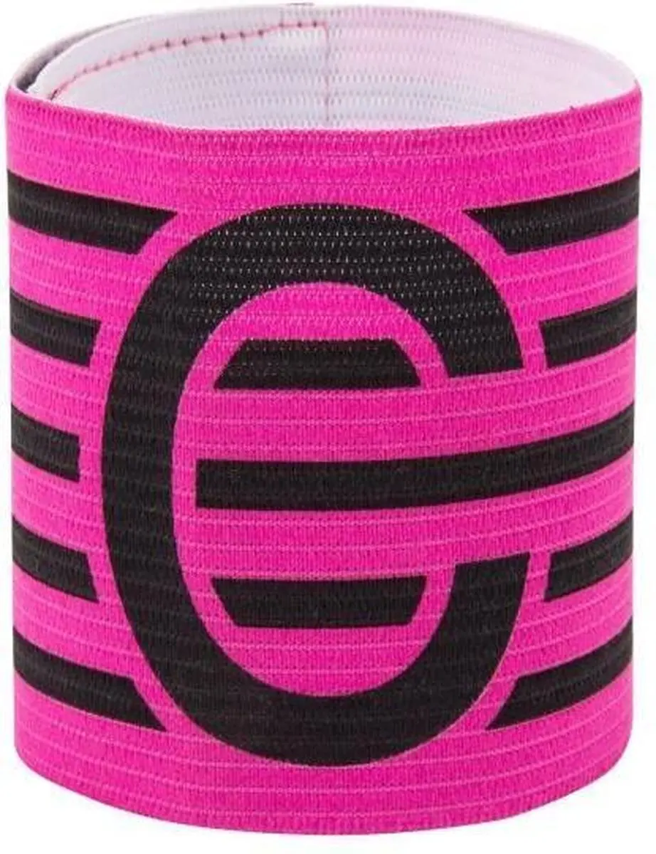 Stanno Aanvoerdersband Junior - Roze/Zwart