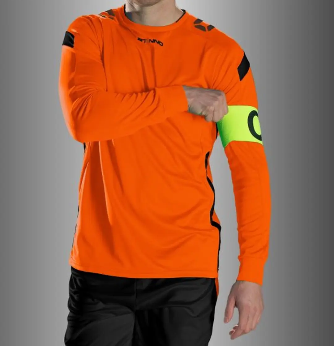 Stanno Drive Match Shirt LS - Oranje/Zwart - XXXL