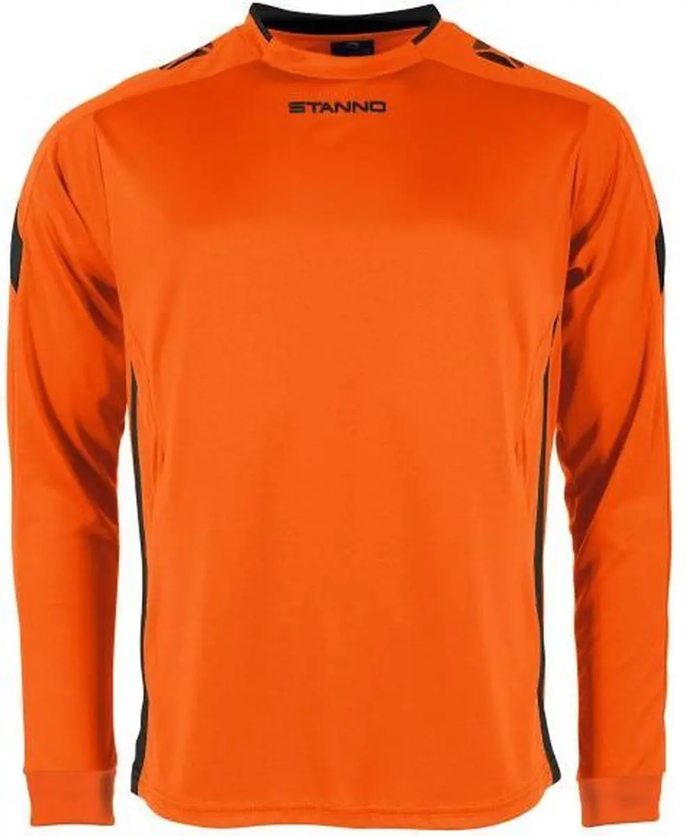 Stanno Drive Match Shirt LS - Oranje/Zwart - XXXL