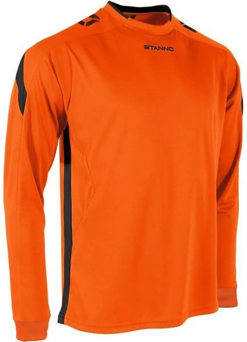 Stanno Drive Match Shirt LS - Oranje/Zwart - XXXL