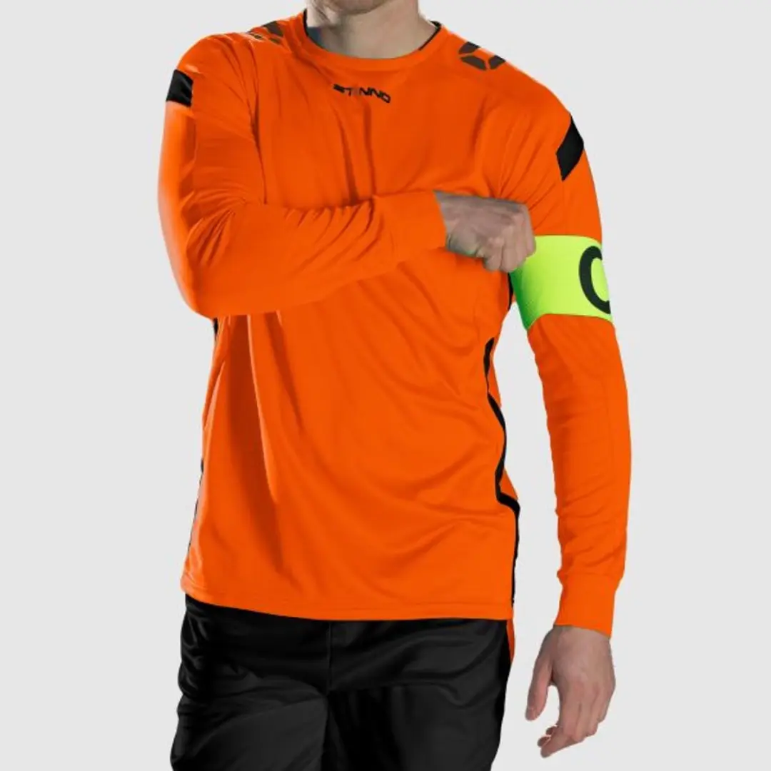 Stanno Drive Match Shirt LS - Oranje/Zwart - XXXL
