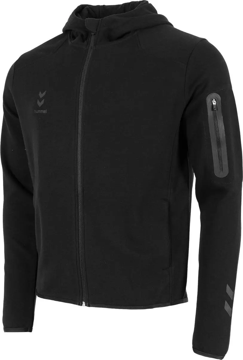 Hummel Ground Hooded Full Zip Sweat Top 140