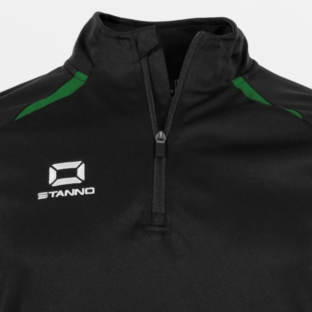 Stanno Stadio Quarter Zip Top 116 - Zwart