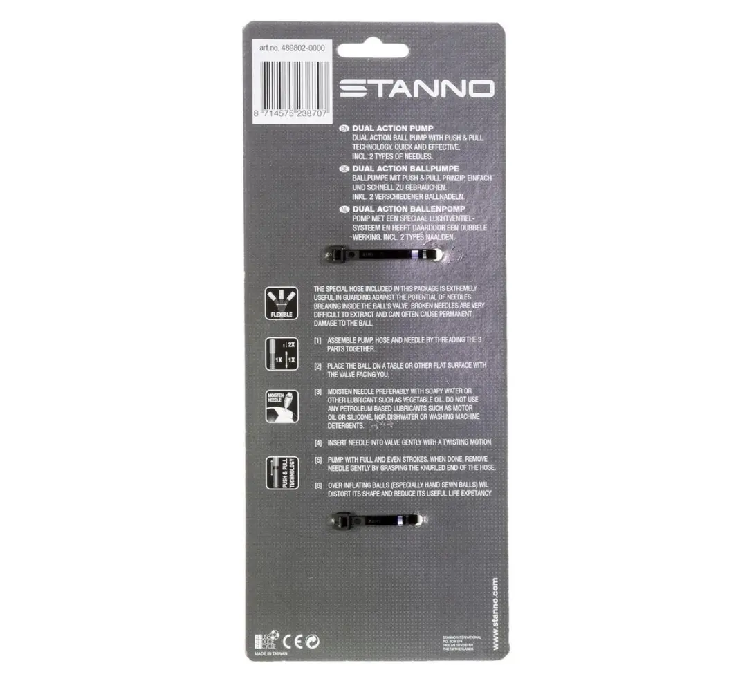 Stanno Dual Action Pomp - One Size - Multikleur