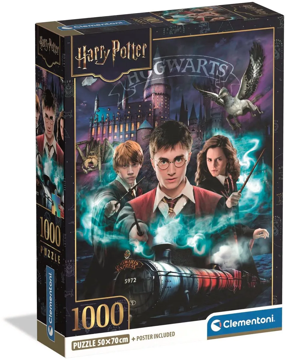 Clementoni Harry Potter Puzzel 1000 Stuks - Multikleur