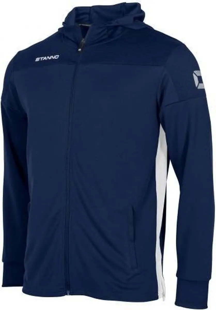 Stanno Pride Full Zip Hooded - XL - Navy/Wit