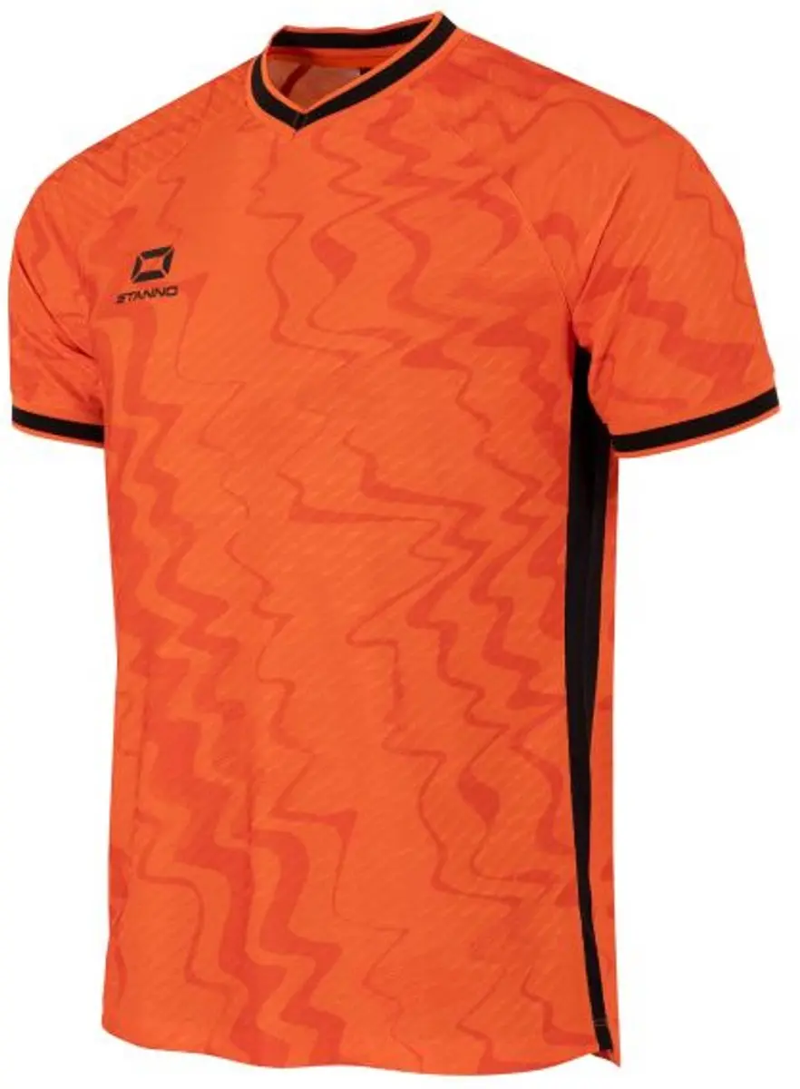 Stanno Wave Shirt - L - Oranje/Zwart