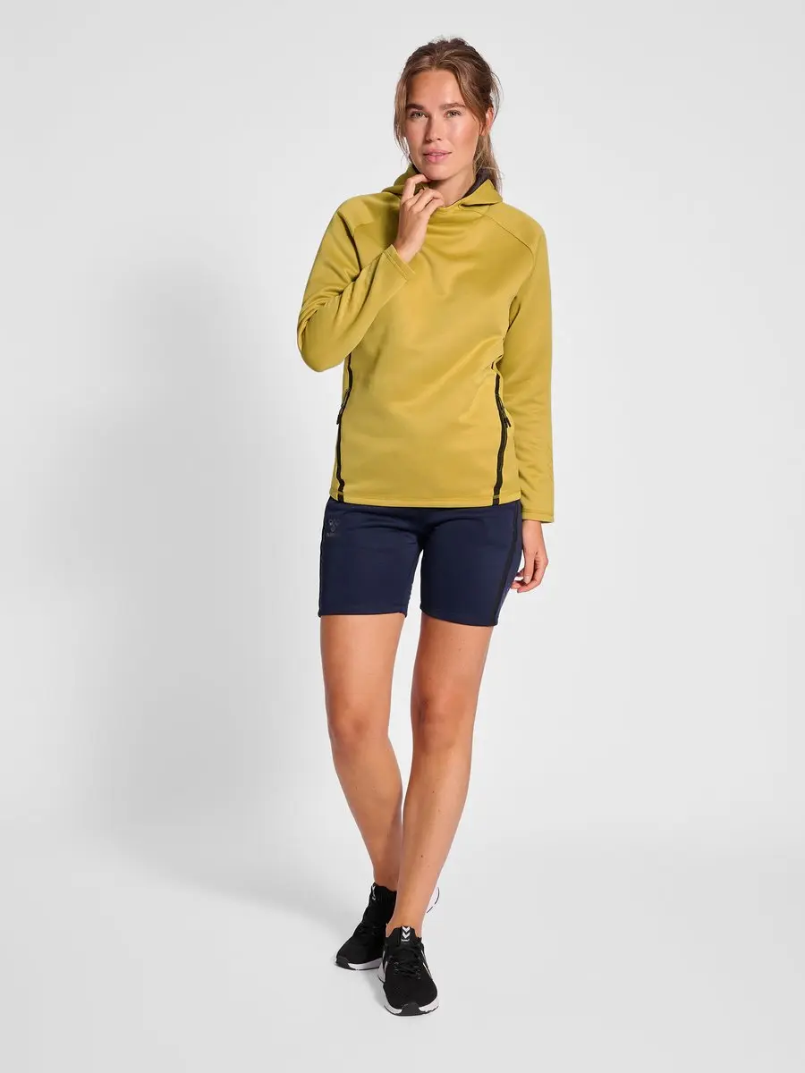 Hummel Cima XK Hoodie Dames - L - Goud
