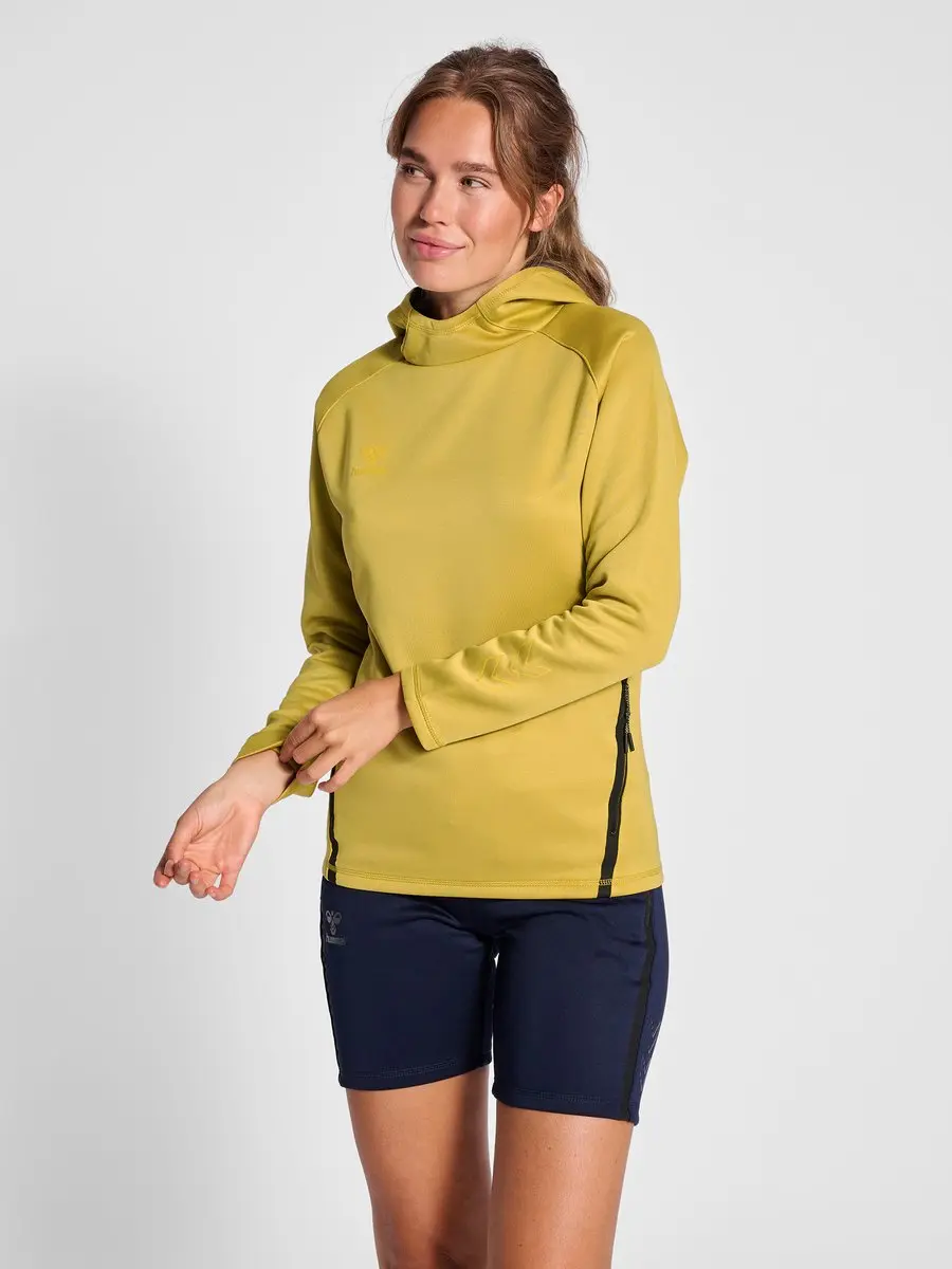 Hummel Cima XK Hoodie Dames - L - Goud
