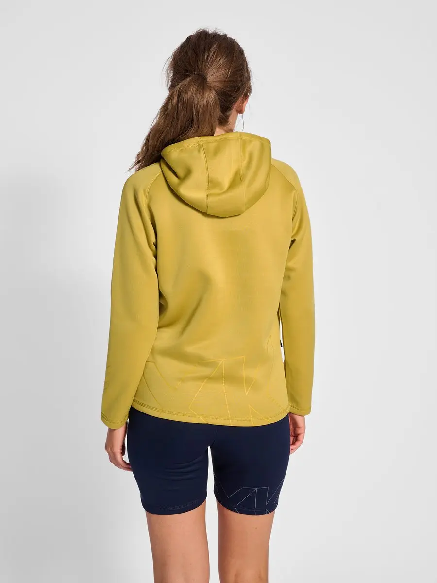 Hummel Cima XK Hoodie Dames - L - Goud