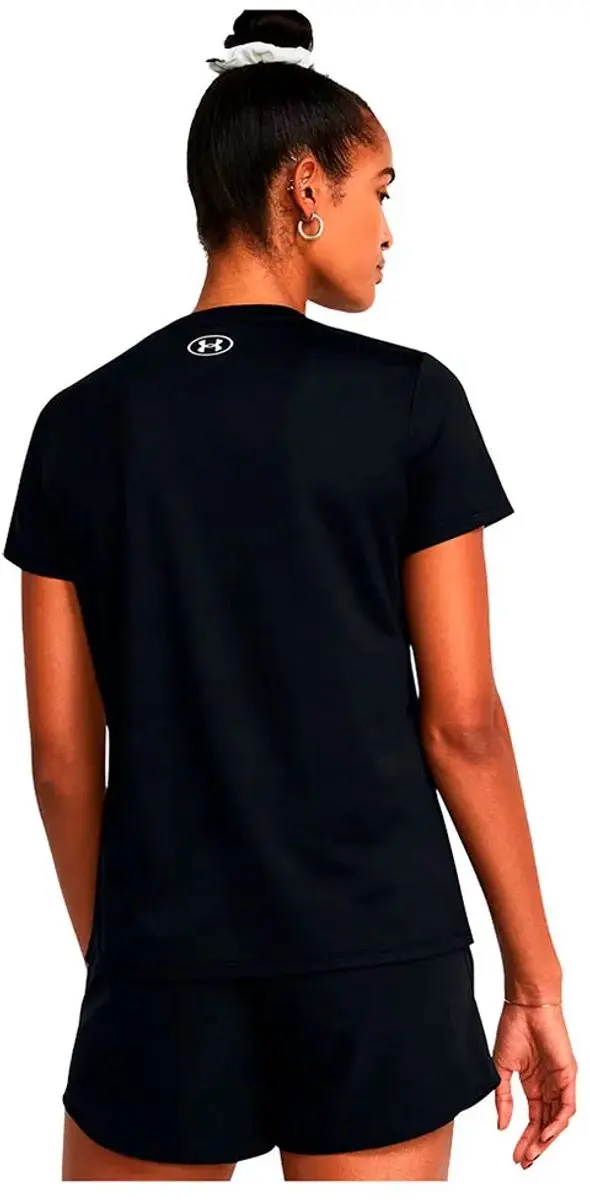 Under Armour Tech SSC Dames Sportshirt XL - Zwart/Wit