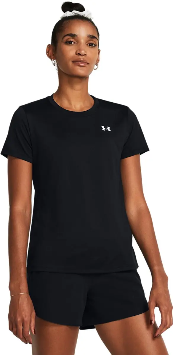 Under Armour Tech SSC Dames Sportshirt XL - Zwart/Wit