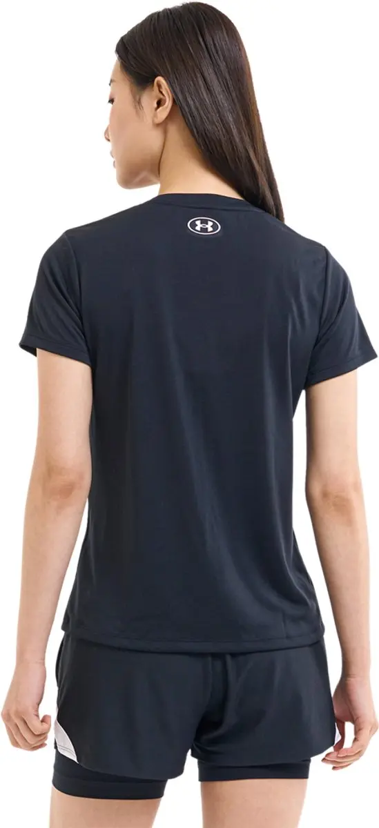 Under Armour Tech SSC Dames Sportshirt XL - Zwart/Wit