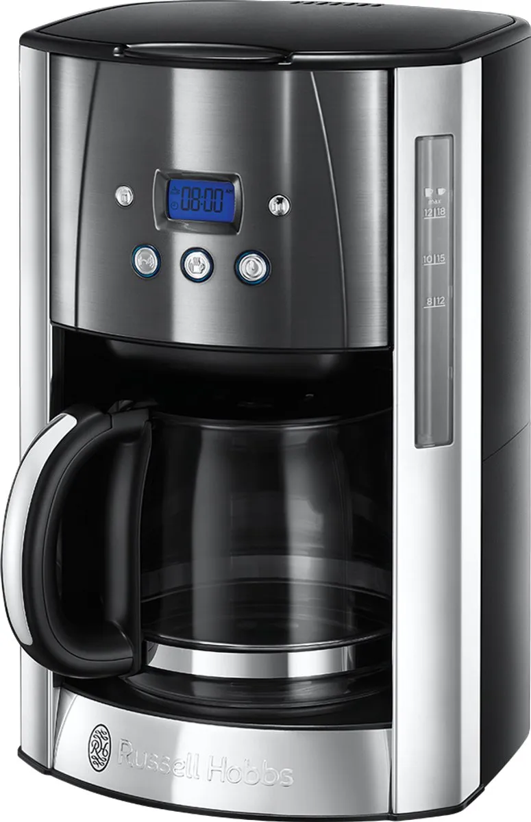 Russell Hobbs Luna Moonlight Grey Filterkoffiezetapparaat 12 Kopjes - 1,8L