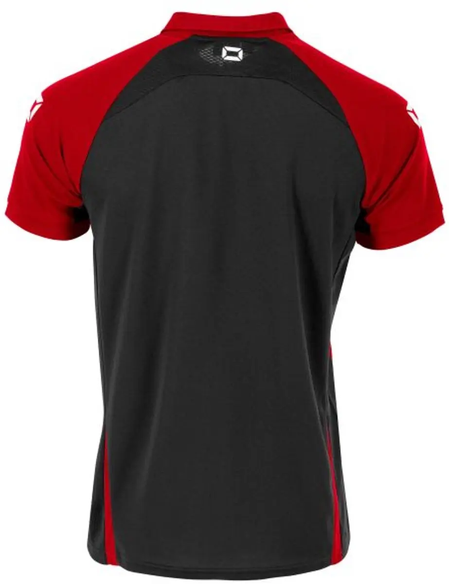 Stanno Stadio Polo XL - Zwart/Rood