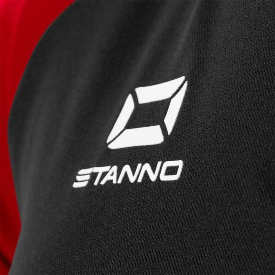 Stanno Stadio Polo XL - Zwart/Rood