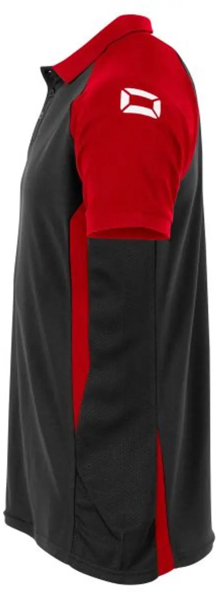 Stanno Stadio Polo XL - Zwart/Rood