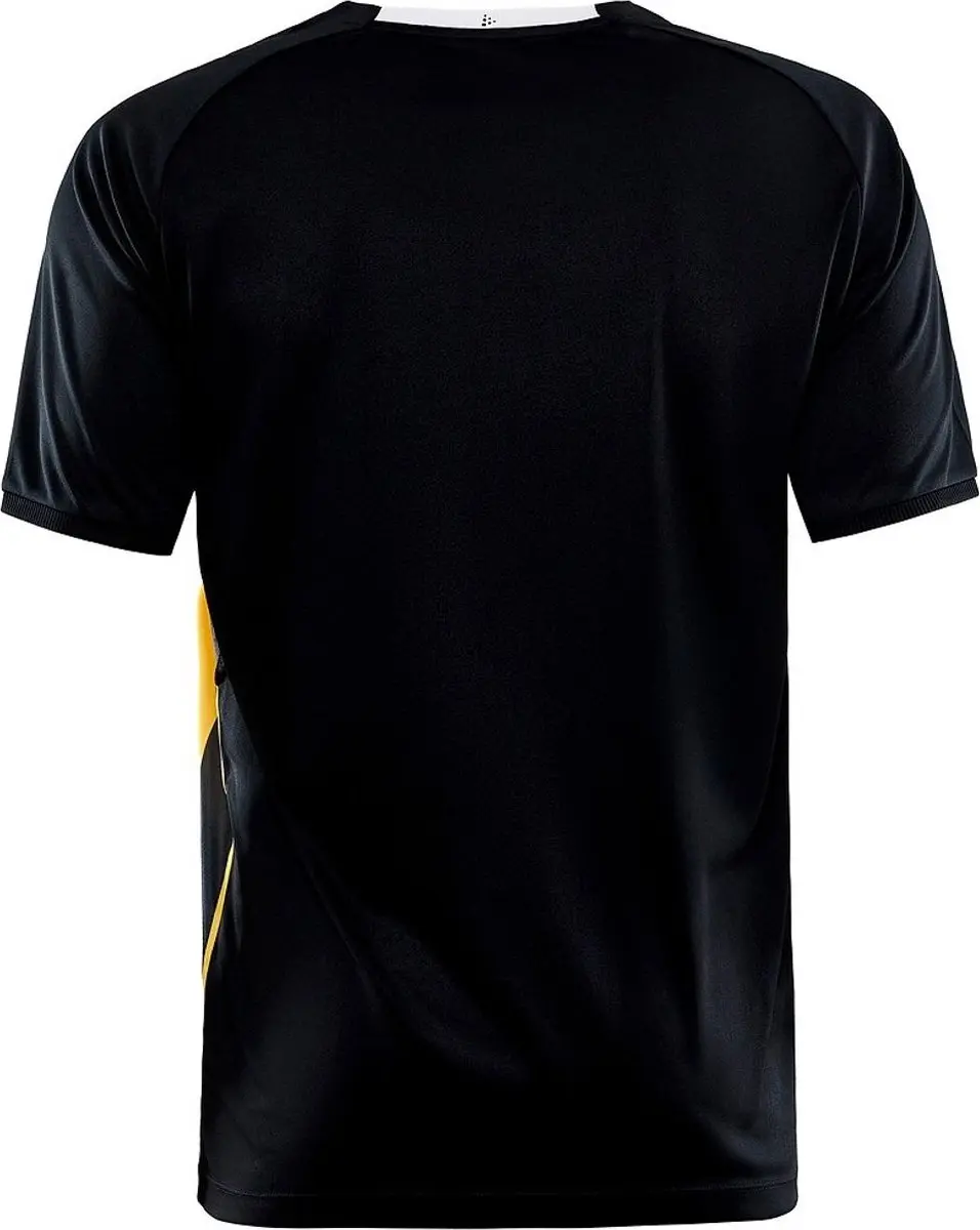 Craft Progress 2.0 Stripe Shirt Heren - Geel/Zwart M