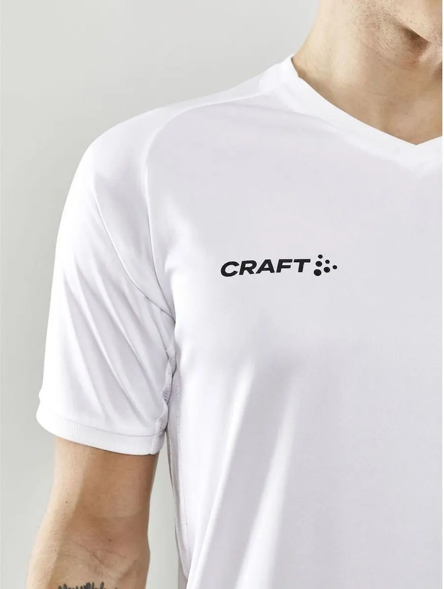 Craft Progress 2.0 Shirt Korte Mouw Heren - S - Wit