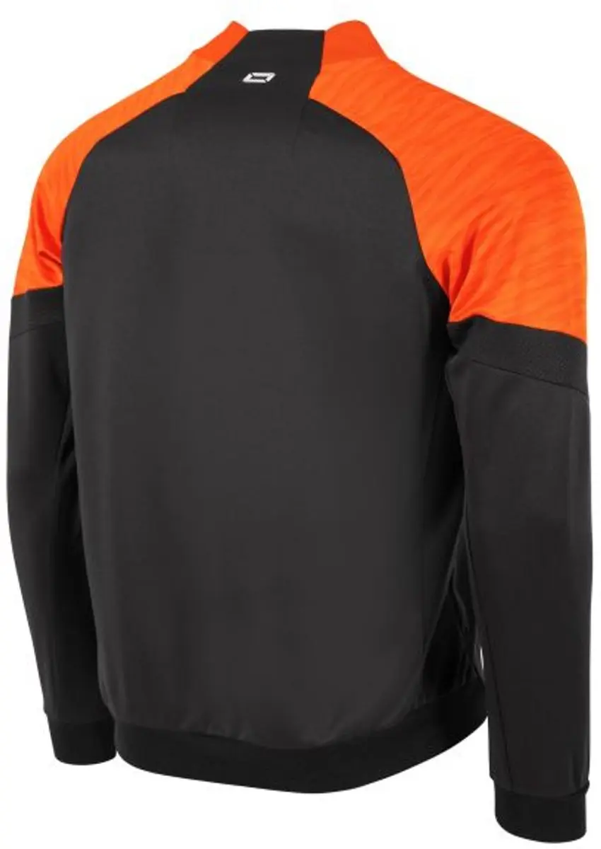 Stanno Bolt Full Zip Top 164 - Zwart/Oranje