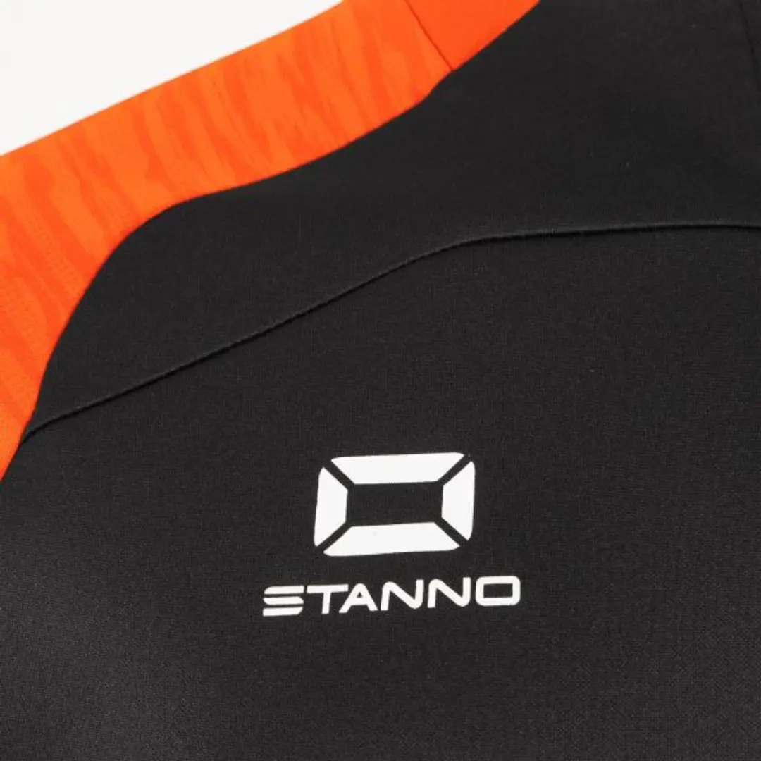 Stanno Bolt Full Zip Top 164 - Zwart/Oranje