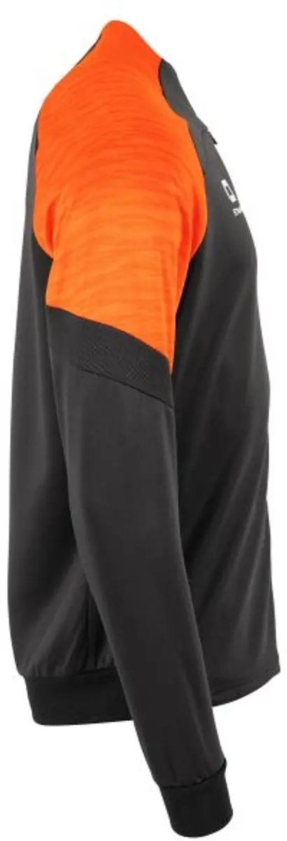 Stanno Bolt Full Zip Top 164 - Zwart/Oranje