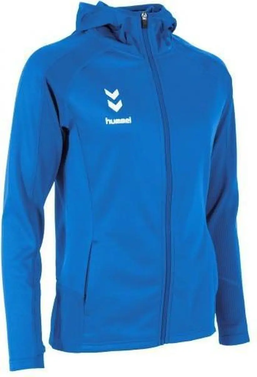 hummel Ground Hooded Sportjas Dames - XL - Blauw