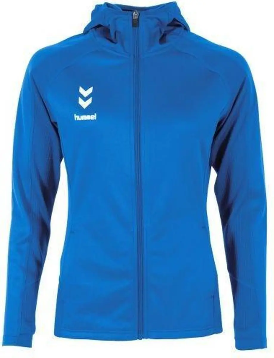 hummel Ground Hooded Sportjas Dames - XL - Blauw