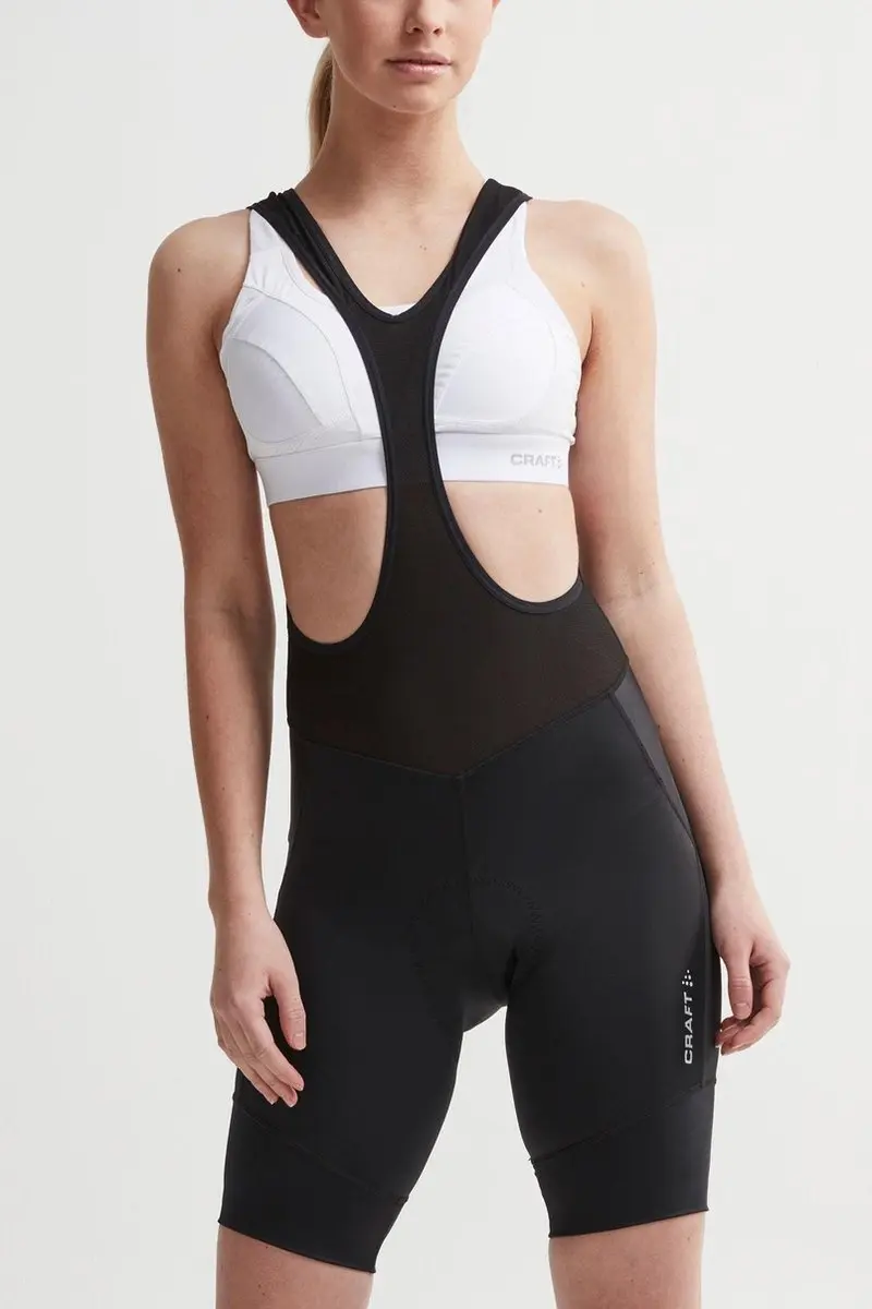 Craft Core Essence Bib Shorts Fietsbroek - L - Zwart/Zilver